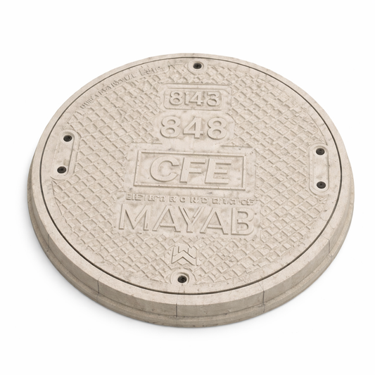 Tapa Polimérica 84-B con aro