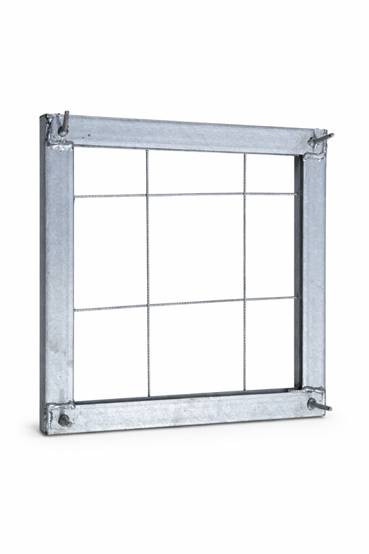 Marco y Contramarco Galvanizado 40 x 40 cm