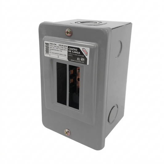 Centro de Carga 2 a 8 Espacios Monofásico