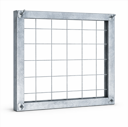 Marco y Contramarco Galvanizado 60 x 60 cm