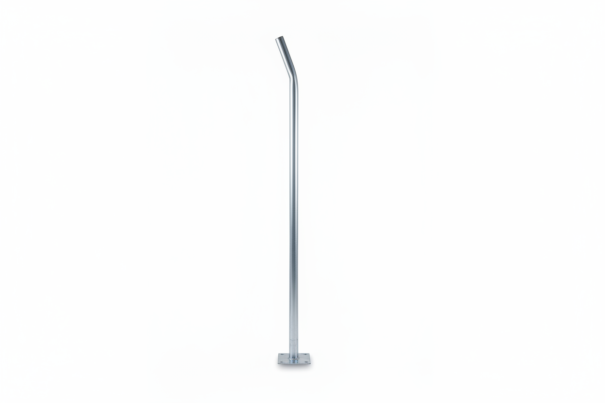 Brazo Para poste Metalico 1.80 Mts x 1 1/2 Galvanizado