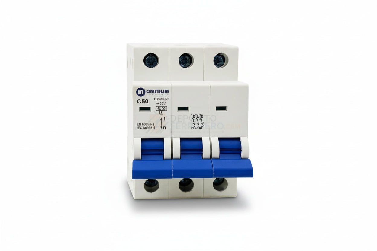 Interruptor Diferencial 3P 20A-63A Omnium Electric